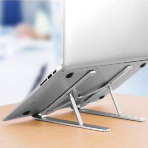 Aluminum Alloy Couch Notebook Mount Sofa Foldable Laptop Stand(Silver) (OEM)