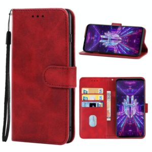 Leather Phone Case For ZTE nubia Red Magic 7(Red) (OEM)