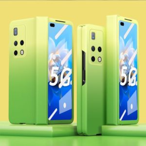 For Huawei Mate X2 Colorful Gradient Tempered Film Integrated Phone Case(Green) (OEM)