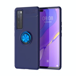 For Huawei Nova 7 Lenuo Shockproof TPU Protective Case with Invisible Holder(Blue) (lenuo) (OEM)