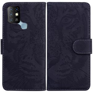 For Infinix Hot 10 X682 Tiger Embossing Pattern Horizontal Flip Leather Phone Case(Black) (OEM)