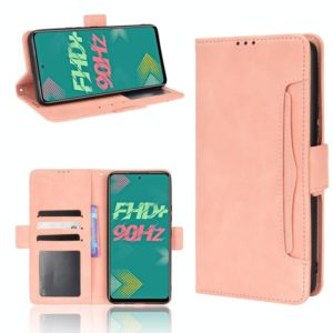 For Infinix Hot 11S Skin Feel Calf Pattern Leather Phone Case(Pink) (OEM)
