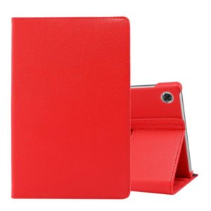 For Lenovo Tab M10 Plus 10.3 360 Degree Rotation Litchi Texture Flip Leather Case with Holder(Red) (OEM)