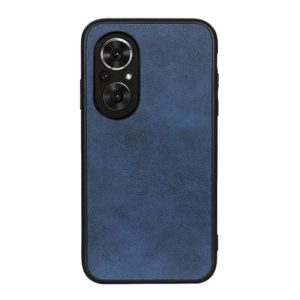 For Honor 50 SE Accurate Hole Two-color Calf Texture Shockproof Case(Blue) (OEM)