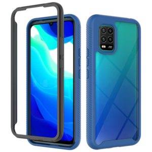 For Xiaomi 10 Lite 5G Starry Sky Solid Color Series Shockproof PC + TPU Protective Case(Navy Blue) (OEM)