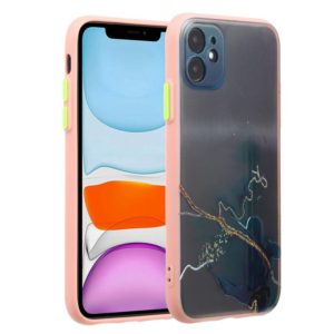 For iPhone 11 Ink Painting Style TPU Protective Case (Ink Green) (OEM)