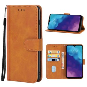 Leather Phone Case For ZTE Blade V2022(Brown) (OEM)