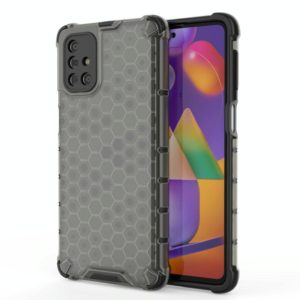For Samsung Galaxy M31s Shockproof Honeycomb PC + TPU Protective Case(Black) (OEM)