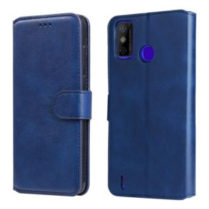 For Tecno Spark 6 Go Classic Calf Texture PU + TPU Horizontal Flip Leather Case with Holder & Card Slots & Wallet(Blue) (OEM)