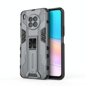 For Huawei nova 8i Overseas Version Supersonic PC + TPU Shock-proof Protective Case with Holder(Grey) (OEM)