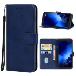 Leather Phone Case For Alcatel 1x Fingerprint Version(Blue) (OEM)