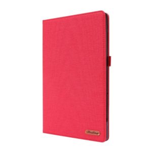 For Nokia T20 TPU + Fabric PU Leather Tablet Case(Red) (OEM)