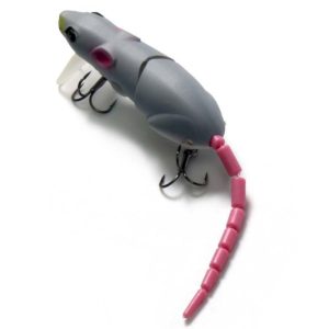 15.5cm15.5g Broken Mouse Minnow Bait Lure Hard Bait Fake Bait Fishing Tackle( No. 3 Gray) (OEM)