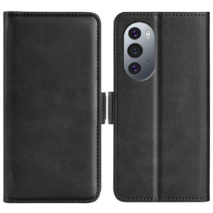 For Motorola Edge X30 Dual-side Magnetic Buckle Leather Phone Case(Black) (OEM)