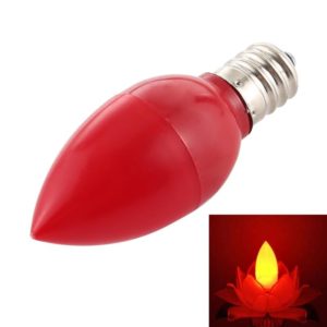 E12 2W 2835 SMD 90 LM LED Red Light Bulb Energy Saving Light, AC 220V (OEM)