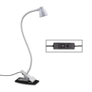 668A001 USB 360 Degree Bend Hose Desk Lamp, Spec: White Two-speed Dimming (OEM)
