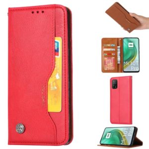 For Xiaomi Mi 10T / Mi 10T Pro Knead Skin Texture Horizontal Flip Leather Case with Photo Frame & Holder & Card Slots & Wallet(Red) (OEM)