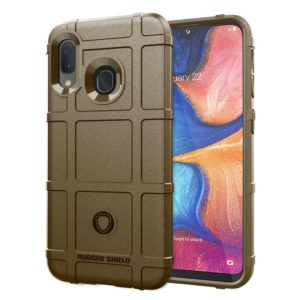 For Samsung Galaxy A40 Full Coverage Shockproof TPU Case(Brown) (OEM)