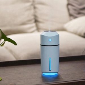 Large Capacity 320ml LED Automatic Humidifier Sprayer, Battery Version(Blue) (OEM)