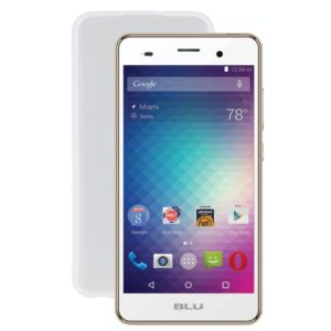 TPU Phone Case For Wiko BLU Dash X2(Transparent White) (OEM)