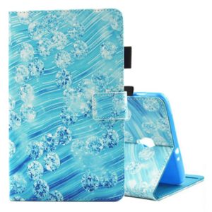 For Galaxy Tab A 8.0 / T380 & T385 Diamond Pattern Horizontal Flip Leather Case with Holder & Card Slots (OEM)