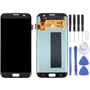 Original LCD Display + Touch Panel for Galaxy S7 Edge / G9350 / G935F / G935A / G935V(Black) (OEM)