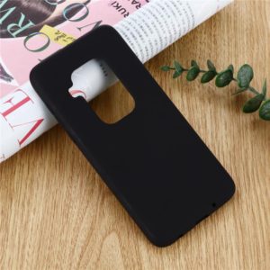 Solid Color Liquid Silicone Shockproof Full Coverage Case For Motorola One Zoom(Black) (OEM)