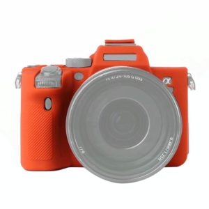 For Sony A7R4 Soft Silicone Protective Case(Orange) (OEM)