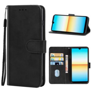 Leather Phone Case For Sony Xperia Ace III(Black) (OEM)