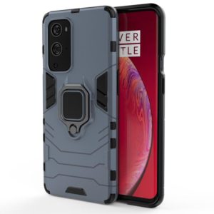 For OnePlus 9 Pro PC + TPU Shockproof Protective Case with Magnetic Ring Holder(Navy Blue) (OEM)