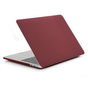 Laptop Matte Style Protective Case For MacBook Pro 13.3 inch A2338 2022(Wine Red) (OEM)