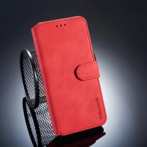 DG.MING Retro Oil Side Horizontal Flip Case for Huawei P20 Pro, with Holder & Card Slots & Wallet (Red) (DG.MING) (OEM)