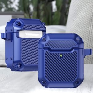 Shield Armor Shield Armor Waterproof Wireless Earphone Protective Case For AirPods 1/2(Sapphire) (OEM)