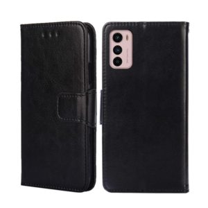 For Motorola Moto G42 4G Crystal Texture Leather Phone Case(Black) (OEM)