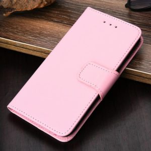 For Tecno Pop 2 / Pop 2 F / Pop 2 Pro / Pop 2 Power / Itel P13 Crystal Texture Horizontal Flip Leather Case with Holder & Card Slots & Wallet(Pink) (OEM)