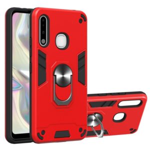 For Samsung Galaxy A70e 2 in 1 Armour Series PC + TPU Protective Case with Ring Holder(Red) (OEM)