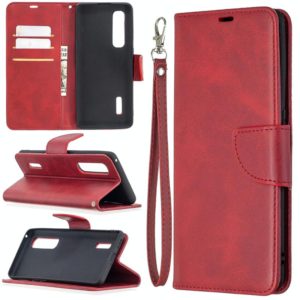For OPPO Find X2 Pro Retro Lambskin Texture Pure Color Horizontal Flip PU Leather Case, with Holder & Card Slots & Wallet & Lanyard(Red) (OEM)
