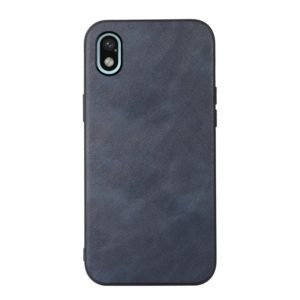 For Sony Xperia ACE III Cowhide Texture PU Phone Case(Blue) (OEM)