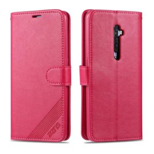 For OPPO Reno2 AZNS Sheepskin Texture Horizontal Flip Leather Case with Holder & Card Slots & Wallet(Red) (AZNS) (OEM)