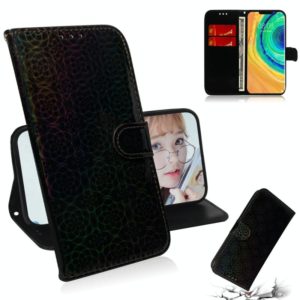 For Huawei Mate 30 Pro / 5G Solid Color Colorful Magnetic Buckle Horizontal Flip PU Leather Case with Holder & Card Slots & Wallet & Lanyard(Black) (OEM)