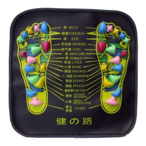 PP Foot Reflexology Quadrate Stones Foot Massage Pad (OEM)