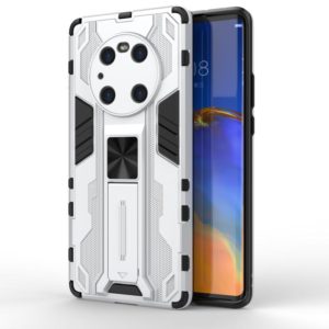 For Huawei Mate 40 Pro Supersonic PC + TPU Shock-proof Protective Case with Holder(Silver) (OEM)