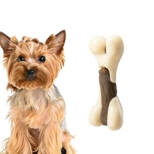 Pet Bite Resistant Toy Nylon Cowhide Molar Teeth Eating Play Bone Dog Toy, Specification: Large (Hut Leg Bone) (OEM)