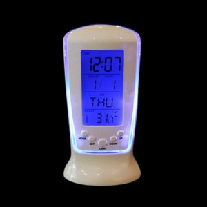 Multi-function Home Desktop LED Alarm Clock with Calendar & Temperature & Time Display (OEM)