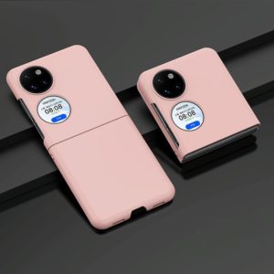 For Huawei P50 Pocket Oil-sprayed PC Phone Case(Pink) (OEM)