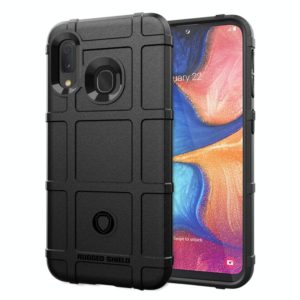 For Samsung Galaxy A40 Full Coverage Shockproof TPU Case(Black) (OEM)