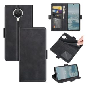 For Nokia G10/G20 Dual-side Magnetic Buckle Horizontal Flip Leather Case with Holder & Card Slots & Wallet(Black) (OEM)