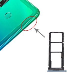 SIM Card Tray + SIM Card Tray + Micro SD Card Tray for Huawei P40 Lite E / Enjoy 10(Blue) (OEM)
