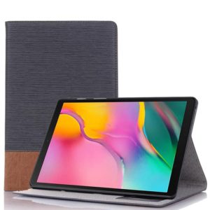 For Samsung Galaxy Tab A7 Lite T220/T225 Cross Texture Leather Tablet Case(Dark Grey) (OEM)
