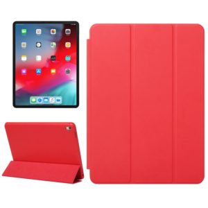 Horizontal Flip Solid Color Leather Case for iPad Pro 12.9 inch (2018), with Three-folding Holder & Wake-up / Sleep Function(Red) (OEM)